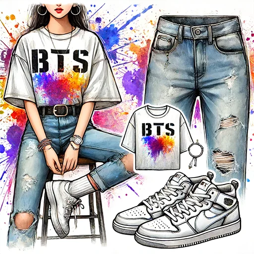 camisa de bts