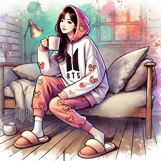 Sudadera BTS para Mujer