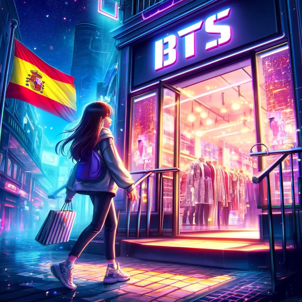 Tienda BTS Madrid, Barcelona, Sevilla