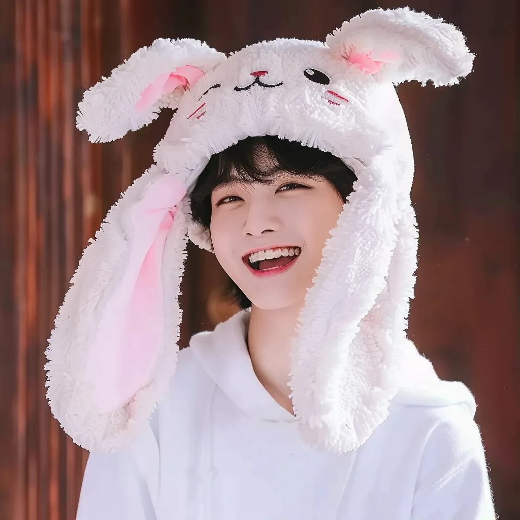 Gorras de orejas Conejo Kpop