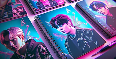 Cuadernos personalizados Kpop