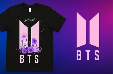 Camiseta de kpop