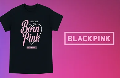 Camiseta blackpink oficial